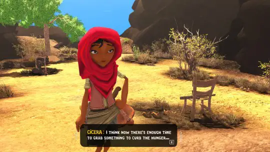 Cícera exploring the caatinga landscape — ARIDA 2: Rise of the Brave