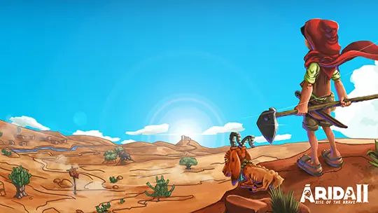 Wallpaper — Cícera in the backlands scenery (day), ARIDA 2: Rise of the Brave