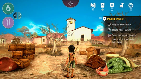 Cícera exploring the caatinga — ARIDA: Backland's Awakening