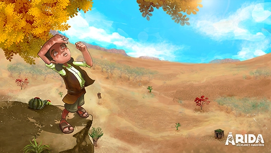 Wallpaper — Cícera and the backlands scenery, ARIDA: Backland's Awakening