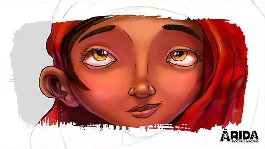 Wallpaper — Cícera portrait, ARIDA: Backland's Awakening